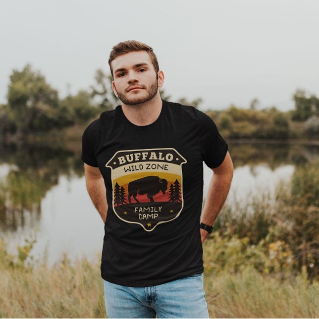 T-shirt Camp familial de la zone sauvage de Buffalo | T-sh (Créateur téléchargé)