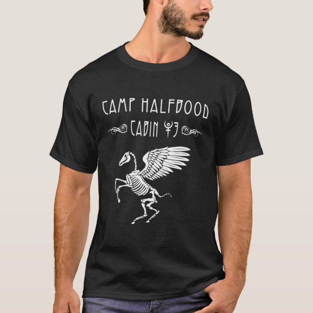 T-shirt Camp Half Blood Cabine Hades (Devant)