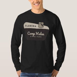 T-shirt Camp Helen State Park Floride Affiche de bienvenue