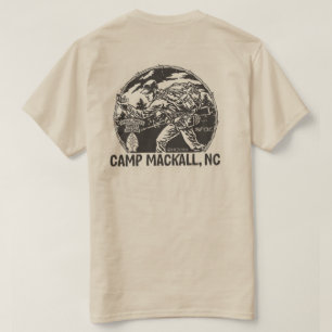 T-shirt "Camp Mackall" - auvent triple - arrière