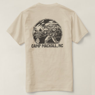 T-shirt "Camp Mackall" - auvent triple - arrière
