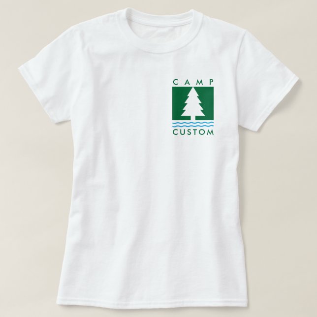 T-shirt Camp personnalisé (Design devant)