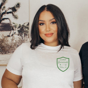 T-shirt Camp Personnalisé Bachelorette Fête De Lit