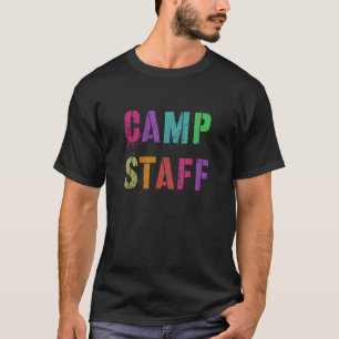 T-shirt CAMP PERSONNEL Camping d'été Conseiller d'équipage