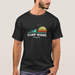T-shirt Camp Sunset à feuillage persistant Wood Forest Tex
