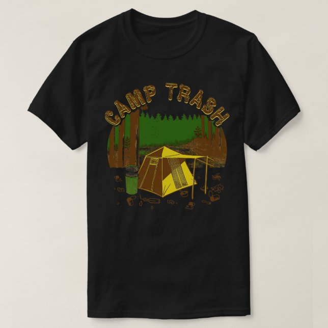 T-shirt Camp Trash Stuart Larkin Mad TV (Design devant)