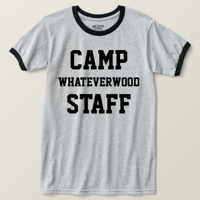 T-shirt Camp Whateverwood Staff Grey (Design devant)