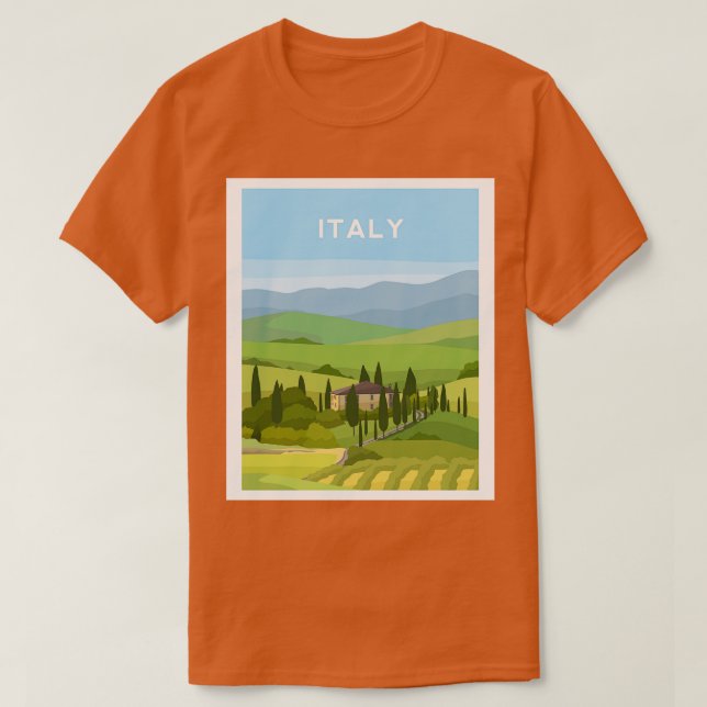 T-shirt Campagne italienne (Design devant)