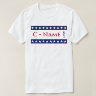 T-shirt Campagne présidentielle personnalisée