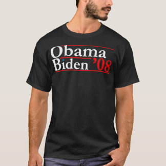 T-shirt Campagne Rétro Obama 08 Obama Biden
