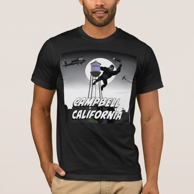T-shirt Campbell California Water Tower (Devant)