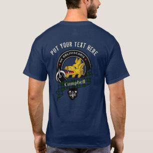 T-shirt Campbell Clan Badge personnalisé