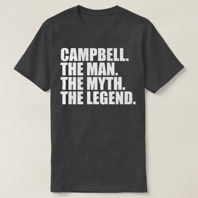 T-shirt Campbell Nom de famille Campbell Nom de famille Ca (Design devant)