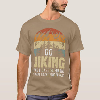 T-shirt Campement de la liberté fille de camping dans la n