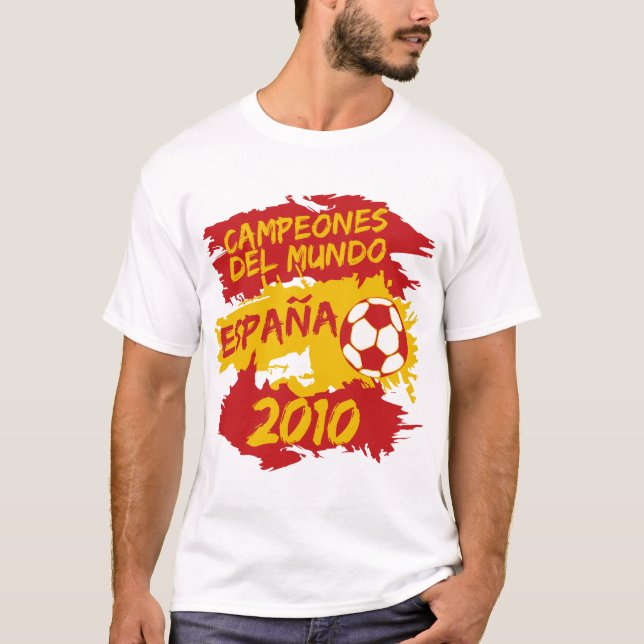 T-shirt Campeones del Mundo 2010 (Devant)