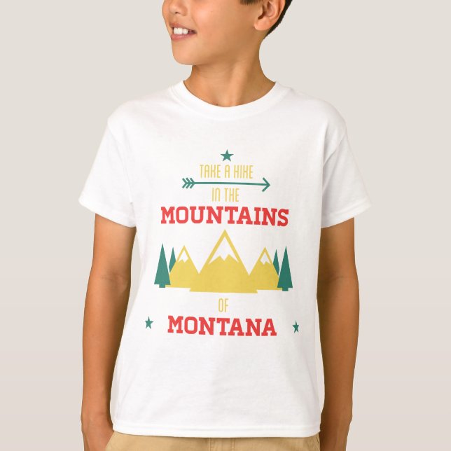 T-shirt Camper au Montana (Devant)