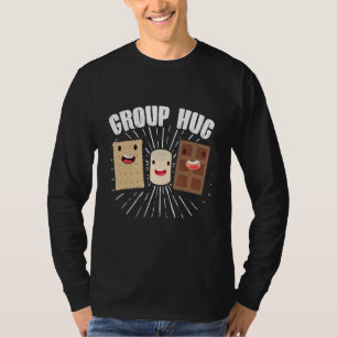 T-shirt Camper Groupe Tente Extérieure Hug Marshmallows Sm