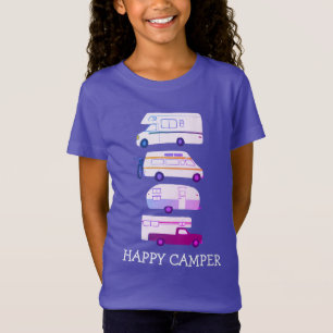 T-Shirt CAMPER HEUREUX Campervan vanlife RV Trailer PERSON