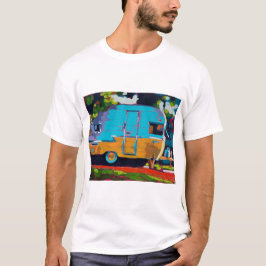 T-shirt Camper Painting - Gift for Camping Lovers