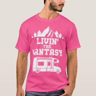 T-shirt Camper Shirt Livin' La Vantasy Caravan Life