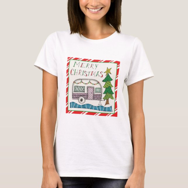T-shirt Campeur de Noël (Devant)