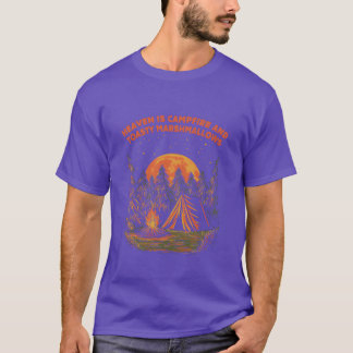 T-shirt Campfire and Marshmallows Camping Food Camper Food