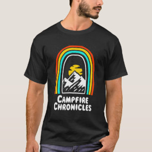 T-shirt Campfire Chronicles Faune Camping extérieur Campe