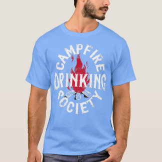 T-shirt Campfire Drinking Society Camping