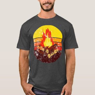 T-shirt Campfire Retro Vintage 1