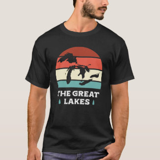 T-shirt Camping au Great Lakes National Park Rétro