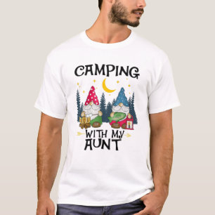 T-shirt Camping Avec Ma Tante Amusante Tante Camp Femmes H