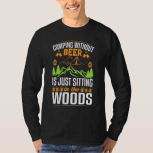 T-shirt Camping Beer Papa Son