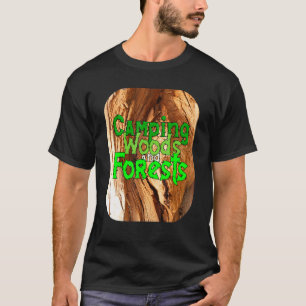 T-shirt Camping Bois Et Forêts, Vivre À L'Extérieur, R&r,