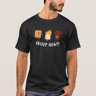 T-shirt Camping Camping Camping Camping Chocolat Marshmall