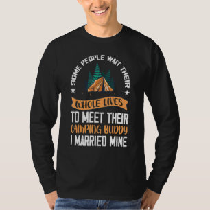 T-shirt Camping Camping cool Pour Hommes Femmes Mari Amusa