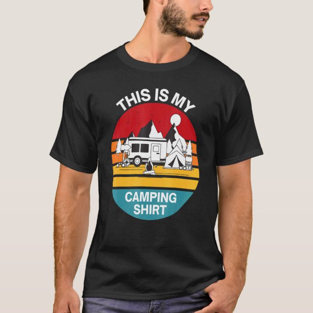 T-shirt Camping Caravan Camping Randonnée Rv Camping _2 (Devant)