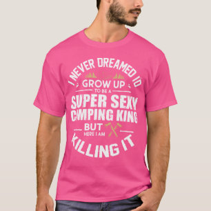 T-shirt Camping Chemise Hommes Camper Rv Camping Campi