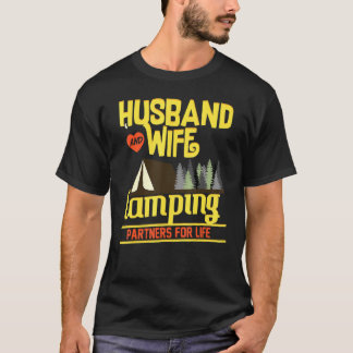 T-shirt Camping Classique Mari Et Femme