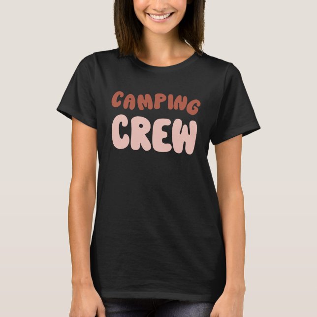 T-shirt Camping Crew Family Camping Trip Matching Group Ca (Devant)