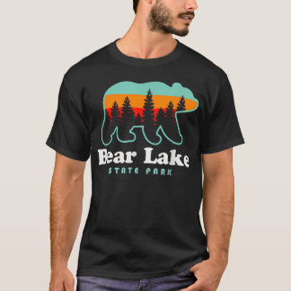 T-shirt Camping dans le parc d'État de Bear Lake, Utah