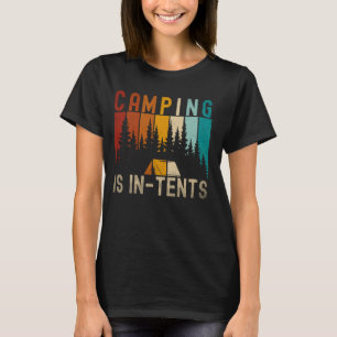 T-shirt Camping Dans Les Tentes Camping Extérieur Camping 