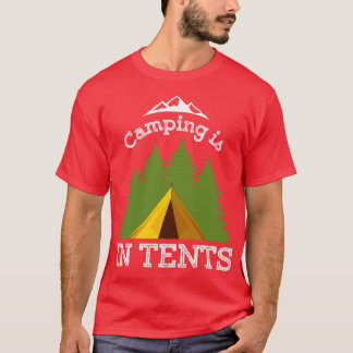 T-shirt Camping Dans Tentes 2