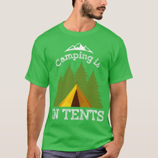 T-shirt Camping Dans Tentes 2