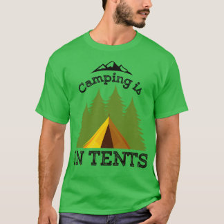 T-shirt Camping Dans Tentes 3