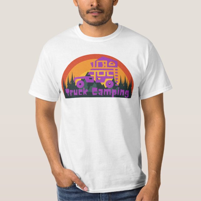 T-shirt Camping de camions (Devant)