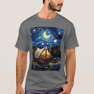 T-shirt Camping de luxe campeur de luxe camping campeur nu