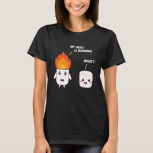 T-shirt Camping de Marshmallow Rôtisserie Chocolat Smore C