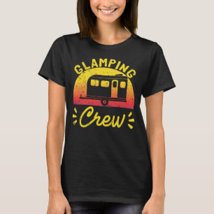 T-shirt Camping d'équipage du Sunset Glamping Camper Touri