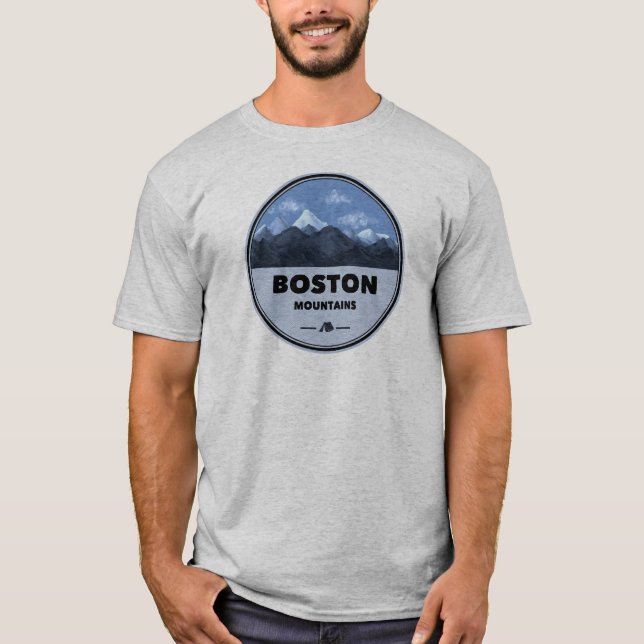 T-shirt Camping des monts Boston Arkansas (Devant)