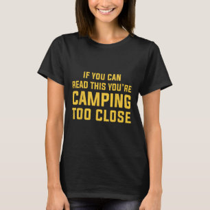 T-shirt Camping drôle pour hommes avec des citations Campi